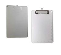 TUKA | 2 x A5 Portablocco in Lega di Alluminio con Clip in Metallo Gommato - Supporto Antiscivolo - Estable Extremadamente Robusto - Grande Resistenza - Porta-pad Lavagna da Scrittura, TKD8053-A5-2x