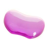 TUKA grandi Poggiapolsi Crystals Gel Ergonomico, 13cm x 8cm, Cuscino per il polso, in silicone morbido trasparente, Non Affaticare il Polso, Cristalli gel resto di polso, viola Lilla TKC5111 purple