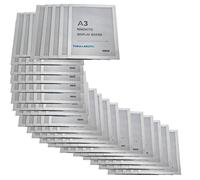 TUKA-i-AKUT 100x A3 Cornice Magnetica per Espositore, Autoadesiva Cornice per Display su Superfici Lisce Solide, Buste per Documenti Poster Cartelli Avvisi, Confezione da 100, Argento TKD8400-A3-100x