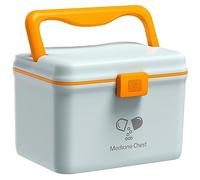 TUKA-i-AKUT 14,6L Scatola per Medicinali, Portatile a 2 Strati con Maniglia per il Trasporto, Kit di Pronto Soccorso Armadio Farmacia e Mediche, Multifunzionale, Casa e All'aperto, TKD6402-XL Blu