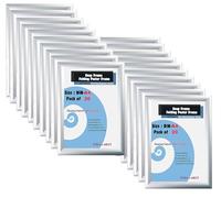 TUKA-i-AKUT 20X A4 Cornice a Scatto in Alluminio Profilo 25 mm, Pieghevoli Cornice a Clip per Poster Foto Display Pubblicitari, Pannello Protezione, Materiale Fissaggio, Color Argento TKD8420-A4-20X