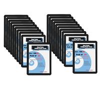 TUKA-i-AKUT 20X A4 Cornice a Scatto in Alluminio Profilo 25 mm, Pieghevoli Cornice a Clip per Poster Foto Display Pubblicitari, con Angoli Arrotondati, Color Nero TKD8421-A4-20X