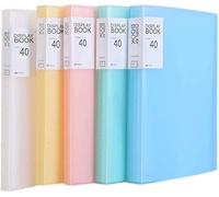 TUKA-i-AKUT [5x] A3 PP Portalistino, un totale 200 Tasche Trasparenti, traslucida copertina. Presentazione e archiviazione di documenti, per ufficio, casa, scuola. Set di 5 in 5 colori, TKD8039-5x