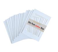 TUKA-i-AKUT 60x Passe-partout da 60x80 cm (per Foto da 40x60 cm), Senza Acidi e Resistente All'invecchiamento, Passepartout per Inquadrare Foto, Poster, Stampe d'Arte, ECC. Bianco, TKD9100-60x80-60x