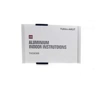 TUKA-i-AKUT A6 Targa per Porta e Pareti, Alluminio e Acrilico, Porta Scudo, 149x105.5 mm Targhetta Fuoriporta Parete, Info Sign Ufficio Porta Segno, Fissaggio con Viti o Biadesivo. TKD8300-A6
