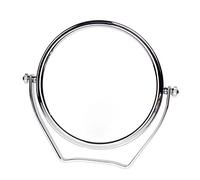 TUKA Specchio Cosmetico 7X Ingranditori, ø15,3 cm Doppia Faccia Specchi da Trucco, Specchio da Tavolo cromato, 6" Specchio borsa per casa o viaggio, Specchio Bagno per Trucco e Rasatura, TKD3102-7x