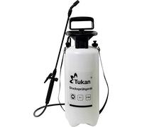 TUKAN Spruzzatore a Pressione 5L | Pompa da Giardino per Cura delle Piante | Capacità 5L | Pressione max 3 bar con valvola di sicurezza | Lancia robusta | Ampio imbuto | Per medi giardini e balconi