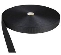 Tukan-tex, cinghia in polipropilene nero, da 20 mm di larghezza, 50 m di lunghezza / 2 cm di larghezza