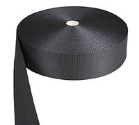 Tukan-tex - Cinghia in polipropilene nero, da 40 mm di larghezza, 50 m di lunghezza, 4 cm di larghezza