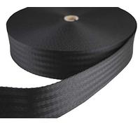 tukan-tex, Cinghia TN50-03 nera, larghezza 50 mm, lunghezza 25 m, larghezza 5 cm