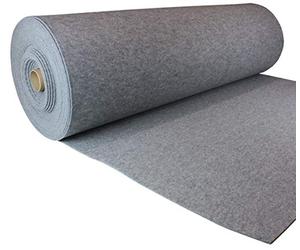 tukan-tex feltro grigio, 100 x 150 cm, al metro, spessore di 5,5 mm