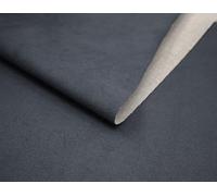 tukan-tex Tessuto nubuck al metro in imitazione tessuto per mobili in microfibra scamosciata (grigio scuro)