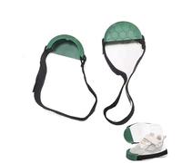 TUKEVA 1 paio Copriscarpe antiurto per bambini Protezioni per le dita delle calzature per bambini dai 2,5 ai 5 anni,taglie da 24 a 28 per sport all'aria aperta,scarpe casual,scarpe sportive (Verde, L)