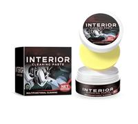 TUKNN Pulitore Interni Auto, Ceras Riparazione Graffi Auto Interno, Kit di Riparazione Graffi per Cruscotto, Rimuovi Graffi Cruscotto Interno Auto, 100 g