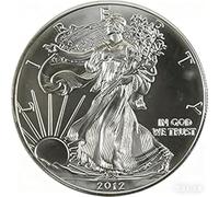 TUKRKRS 2012-1 Ounce statue of Liberty argentum dollar .999 pureUncirculated