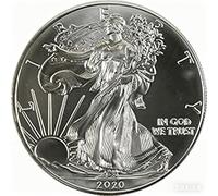 TUKRKRS 2020-1 Ounce statue of Liberty argentum dollar .999 pureUncirculated