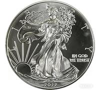 TUKRKRS 2022-1 Ounce statue of Liberty argentum dollar .999 pureUncirculated