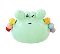 TUKRKRS Cute Crab Fruit Fork Set with Holder Reusable Dessert Picks Creative Animal Shape Appetizer Forks Colorful Salad Toothpicks for Party Kitchen Gadget Gift(Green)