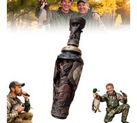 TUKRKRS Hunter's Legacy Decorative Duck Call - Intricate Hand-Carved Style Waterfowl Sculpture - Collectible Hunting Keepsake for Dad Grandpa - Retro Man Cave Office Desk Decor(A1PCS)