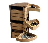 TUKRKRS Printed Screw Organizer Tower Stackable Hardware Storage Bin Multi Shape Desktop Sorting Box for Nuts Bolts Washers Electronic Components Workshop Garage Accessories(Quarter Circle Tower)