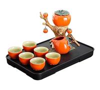 TUKRPQMRI 柿柿如意自动茶具套装家用防烫泡茶壶套中式冲茶功夫茶杯 /501
