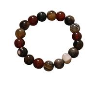 TUKRPQMRI Bracciale Cinese Naturale Rosso Nero Agata Braccialetto Delicato Liscio Fortunato Giada Perline Uomini e Donne Estate Cinese Hanfu Cheongsam Indossare Ornamenti abbinati/846