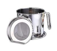 TUKRPQMRI Dispenser Separatore di sugo - Separatore di grassi Rende sugo, zuppa o salsa più sani Senza grassi, Filtro for olio in acciaio inossidabile Ciotola for zuppa Ampolle /94(2L)