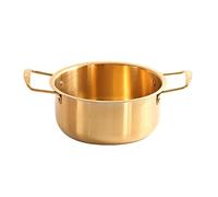 TUKRPQMRI Pentola for ramen, pentola for cottura ramen coreana in acciaio inossidabile, cuocitore veloce for noodles coreani, fornello a gas a induzione, zuppa/55