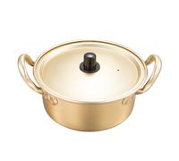 TUKRPQMRI Pentola for ramen, pentola for ramen coreana con manici in alluminio for cucinare velocemente i noodles a casa e all'aperto/67