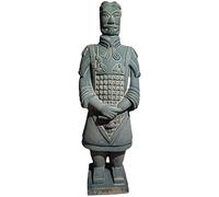 TUKRPQMRI Statuetta in terracotta da 9,8 pollici Statua in terracotta fatta a mano, ornamenti antichi Artigianato Qin Figure in argilla Figurine singole in argilla / 764(Bronze)
