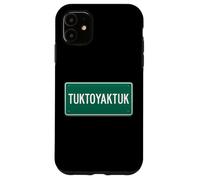 Tuktoyaktuk Ice Canada Strada artica Territori del nord-ovest Custodia per iPhone 11