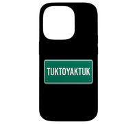 Tuktoyaktuk Ice Canada Strada artica Territori del nord-ovest Custodia per iPhone 14 Pro