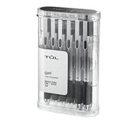 TUL GL1 Gel Pen Retractable Needle Point Fine 0.5mm, Black 12pk by TUL