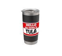 Tula Ciao Ciao My Name Is Tshirt Nome su Custom Bicchiere termico in acciaio inox doppia parete