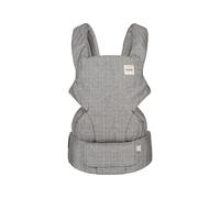 Tula Linen Explore marsupio neonati e bambini di lino, ergonomico, marsupio regolabile, dalla nascita, marsupio porta bebe, varie posizioni, fronte strada, schiena, per 3,2-20,4 kg, Ash