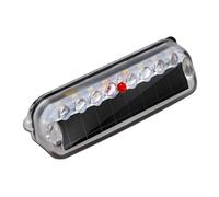 tulahkomen Luce flash - Luci LED | Luce lampeggiante solare universale montaggio luci di avvertimento barra di pericolo faro per veicoli fuoristrada senza cablaggio