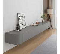 TULAZOU Mobile TV,Larghezza 160 cm,Mobile TV a Basso,Mobile TV Sospeso,Mobile da Soggiorno,Stile Moderno