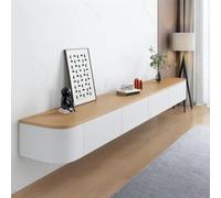 TULAZOU Mobile TV,Larghezza 220 cm,Mobile TV a Basso,Mobile TV Sospeso,Mobile da Soggiorno,Stile Moderno