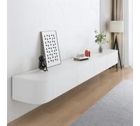 TULAZOU Mobile TV,Larghezza 240 cm,Mobile TV a Basso,Mobile TV Sospeso,Mobile da Soggiorno,Stile Moderno