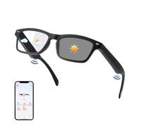 Tulbeys Occhiali intelligenti Bluetooth AI con lenti che cambiano colore
