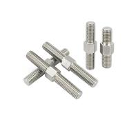 TULDYS M12 Filettatura Sinistra e Destra Doppia Filettatura Asta Filettatura Positiva e Negativa Bar Prigionieri Vite Acciaio Inossidabile 304 (Color : M12x60mm-5pcs)