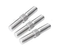 TULDYS WALENI 3 PZ M16 Filettatura Sinistra e Destra Doppia Asta Filettatura in Acciaio Inox 304 Prigionieri Asta Dente Bastone Barra Filettata A Doppia Testa(M16x90mm)