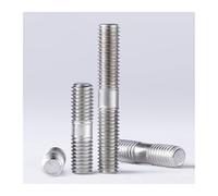 TULDYS WALENI 4 PZ M6 M8 M10 25mm-250mm 304 Vite Prigioniera in Acciaio Inox Doppia Testa Filettatura Asta Allunga Doppia Filettatura Bar Vite Prigioniera Asta(M6x110mm)
