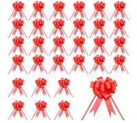 TULEBOLIAN 30 Pezzi Grandi Fiocchi da Regalo, 3X120cm, Fiocchi Regalo Grande, per Bicicletta, Natale, Matrimonio, Compleanno