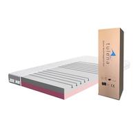 TULENA NOX - Materasso 100 x 190 cm, in schiuma morbida, H1 + H2 Basic, 14 cm, con materasso reversibile, rivestimento antibatterico con chiusura lampo