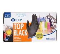 TULIP 1000 GUANTI - GUANTI NITRILE NERO XL PZ.100 IN 10 CONFEZIONI 800583001049