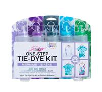 Tulip 37934 One-Step Tie-Dye Kit pittura per tessuto, cotone, plastica, gomma, lana, sirena, sirena