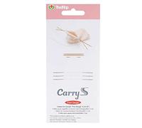 Tulip CarryS Cavi Fine Gauge 5 cm - Confezione da 3 Pezzi, Argento e Trasparente