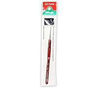 Tulip Crochet Hook, Green, Silver, 5