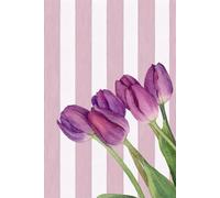 Tulip Dreams Notebook Journal : Purple Tulip Edition - A5 Size, 144 Ruled Pages, Light Grey Lines, Minimal Floral Aesthetic Cover, Paperback: A Cute ... Planning, Writing, and Everyday Thoughts